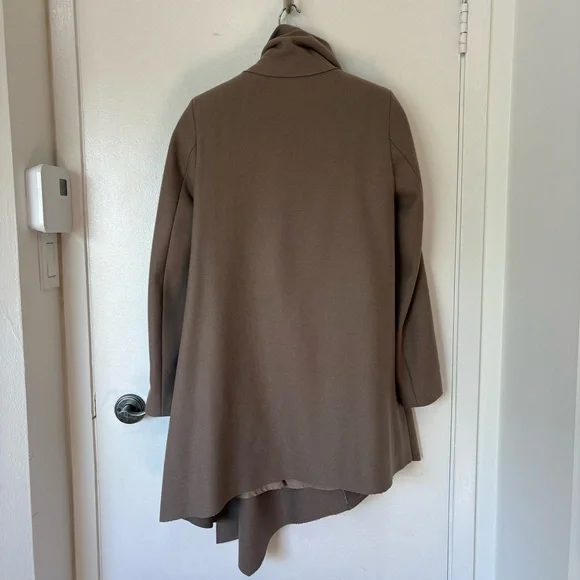 All Saints Women's Taupe Cape Coat - Picture 8 of 16